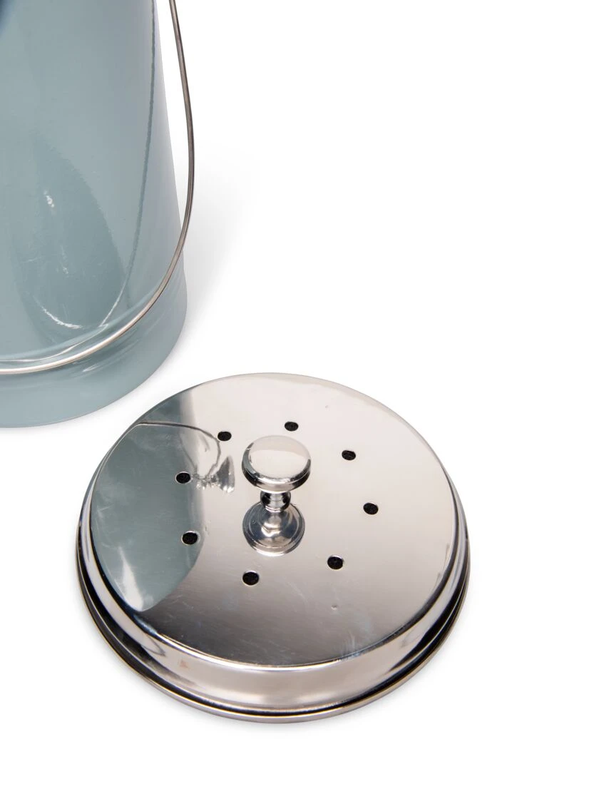 Large Painted Stainless Steel Compost Pail - Image 8
