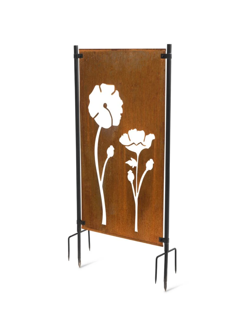 Poppy Corten Steel Screen - Image 3
