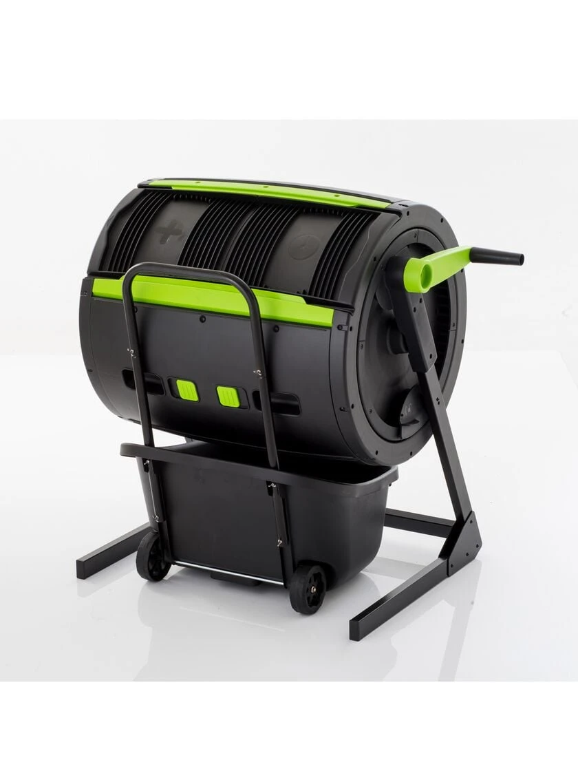 Maze 65 Gallon Composter With Easy Turn Kit And Cart