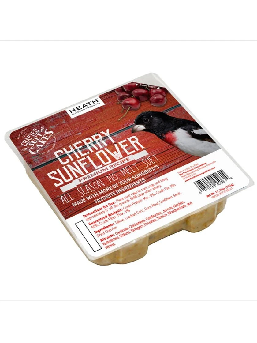 Cherry Sunflower Suet, 11.75 OZ, 12 Pack