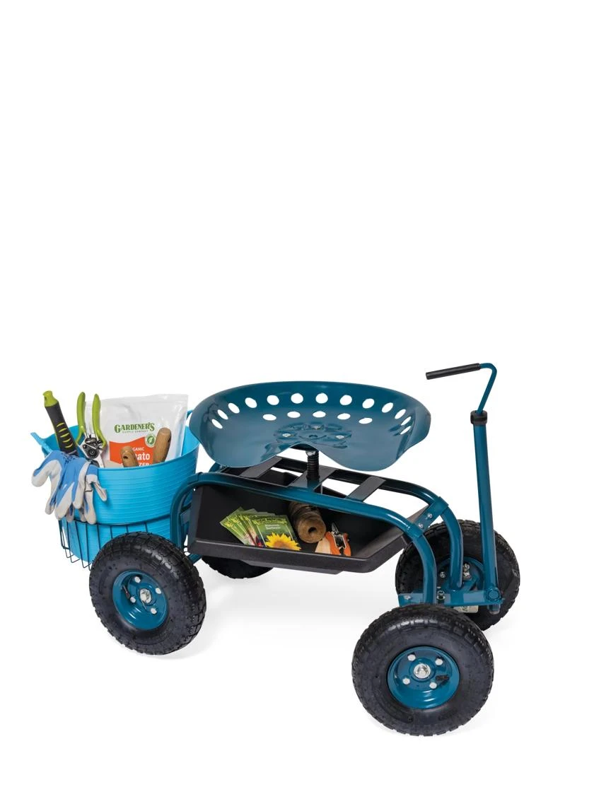 Deluxe Tractor Scoot With Bucket Basket - Image 5