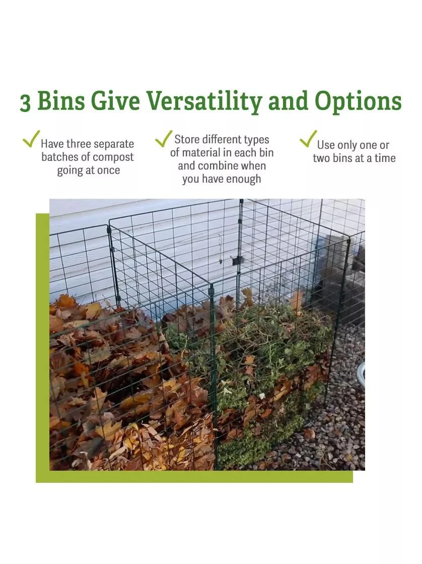 3-Bin Wire Composter - Image 3