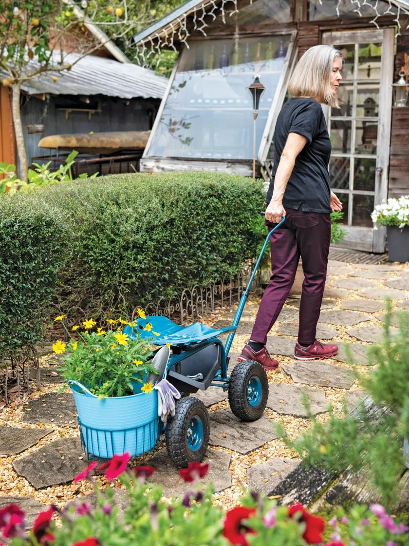 Deluxe Tractor Scoot With Bucket Basket - Image 6