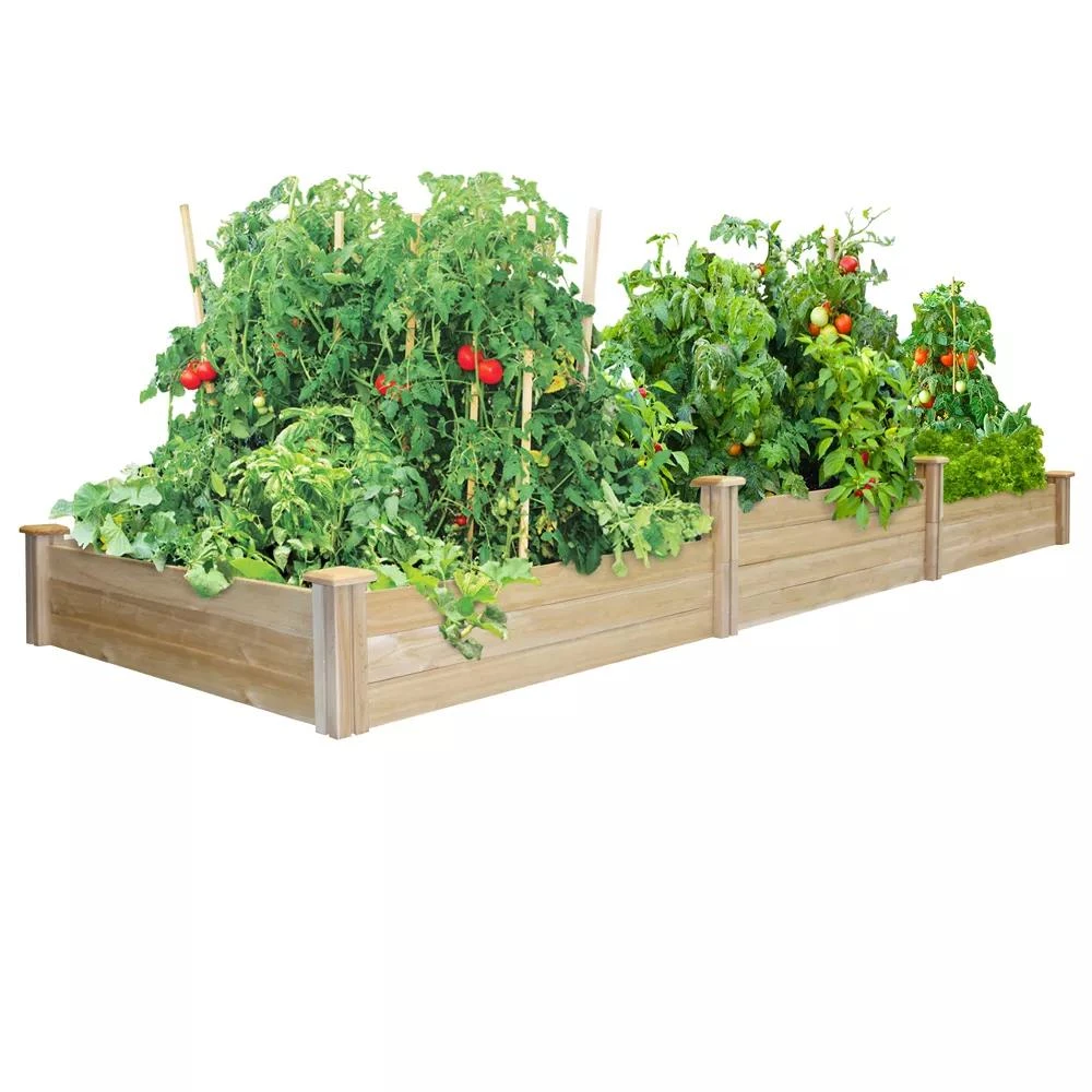 Pine Raised Garden Bed, 2'x4'x10.5" High - Image 3