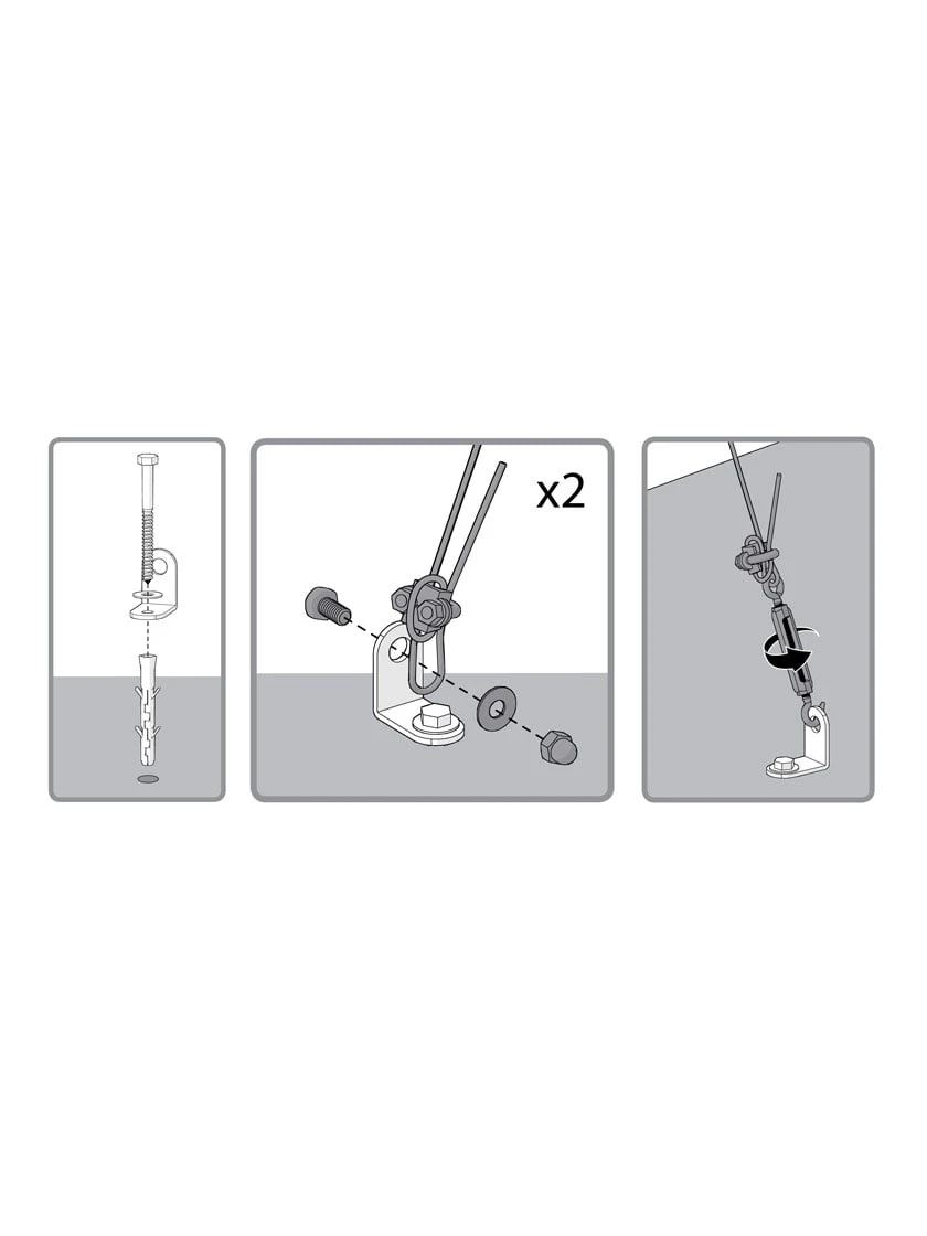 Canopia® By Palram Anchoring Kit For Snap & Grow™ Greenhouse - Image 4