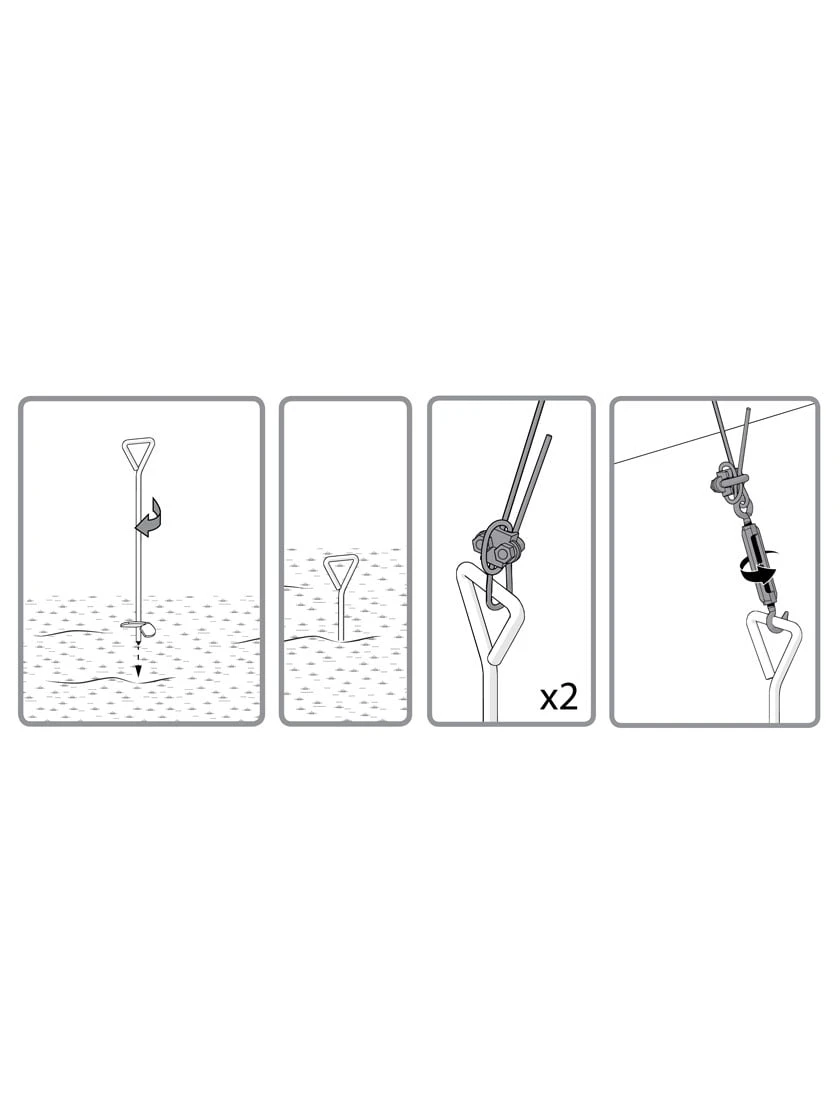 Canopia® By Palram Anchoring Kit For Snap & Grow™ Greenhouse - Image 5