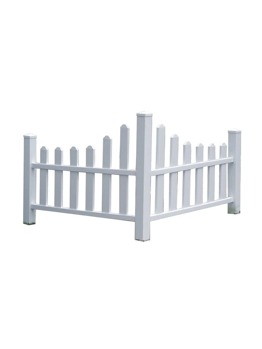 Country Corner Vinyl Picket Fence - Image 3