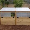 Garden In A Box Cedar Raised Bed With Greenhouse, 3' X 6'