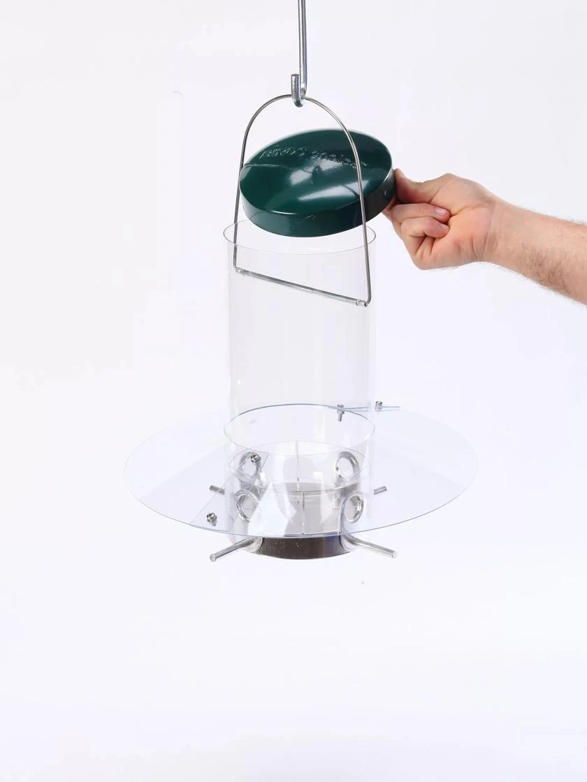 Birds Choice™ Classic Tube Feeder With Weather Guard Baffle, 12" - Image 2