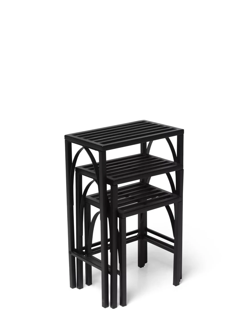 Gothic Arch Nesting Plant Stands, Set Of 3 - Image 2