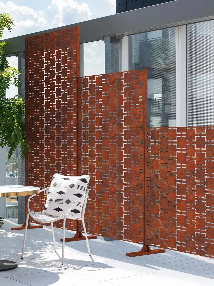 Veradek 2-Panel Privacy Screen Set, Quadra - Image 3