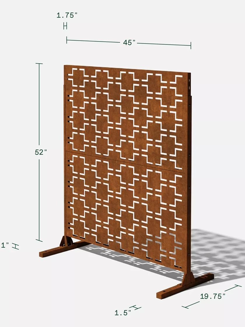 Veradek 2-Panel Privacy Screen Set, Quadra - Image 7