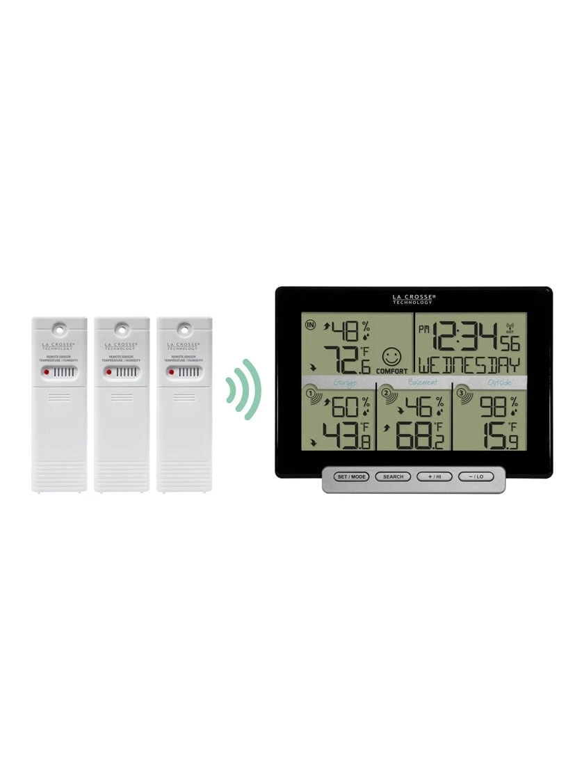 La Crosse 308-1412-3TX-INT Wireless Weather Station With 3 Sensors - Image 2