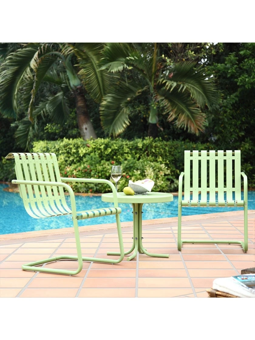 Crosley Gracie 3-Piece Metal Outdoor Seating Set