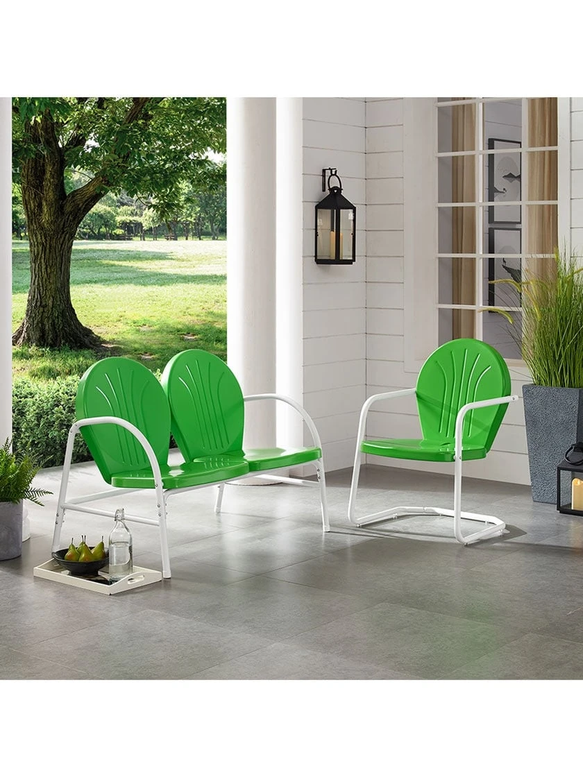 Crosley Griffith Loveseat & Chair Outdoor Seating Set - Image 2