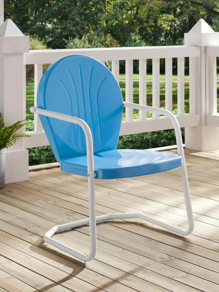 Crosley Griffith Metal Outdoor Chair - Image 2