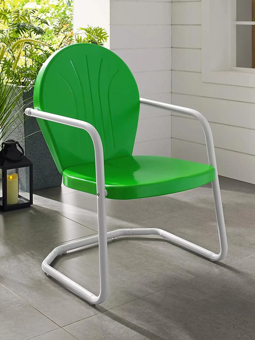 Crosley Griffith Metal Outdoor Chair - Image 3