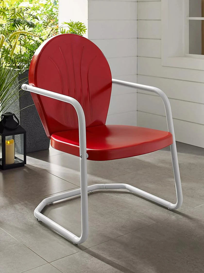 Crosley Griffith Metal Outdoor Chair - Image 5