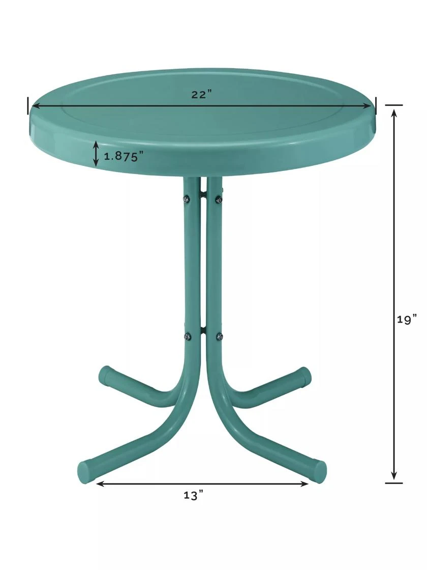 Crosley Retro Metal Side Table - Image 2