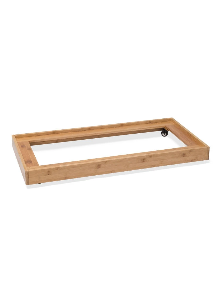 Bamboo Rolling Plant Tray - Image 3