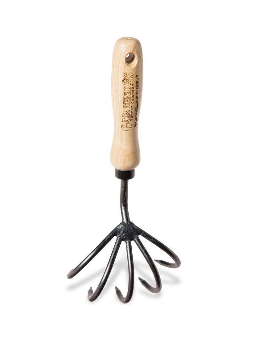 Gardenerās Lifetime 5-Tine Cultivator With Short Handle - Image 3