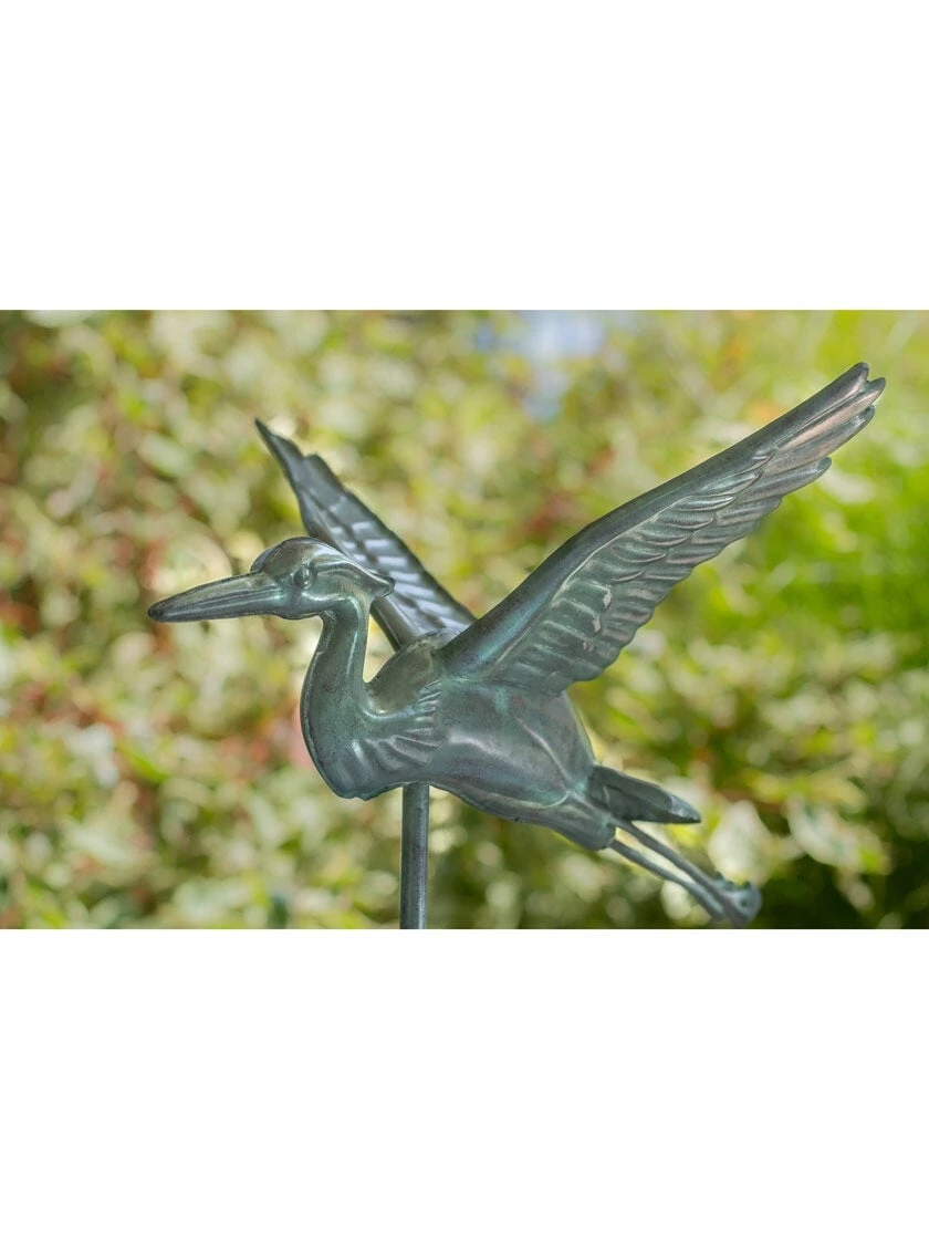 Blue Heron Cottage Copper Weathervane - Image 2