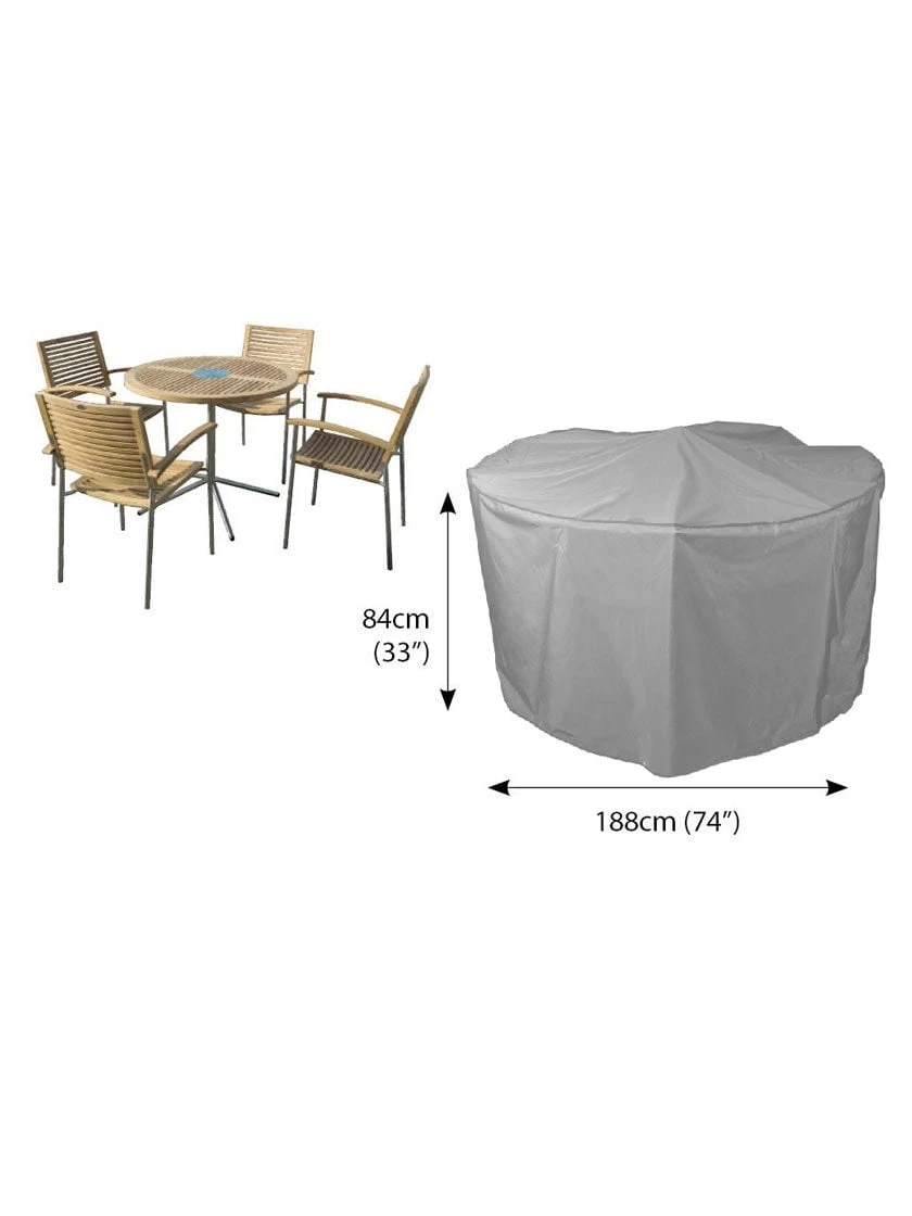 Bosmere Patio Set Waterproof Round Cover, 74" - Image 2