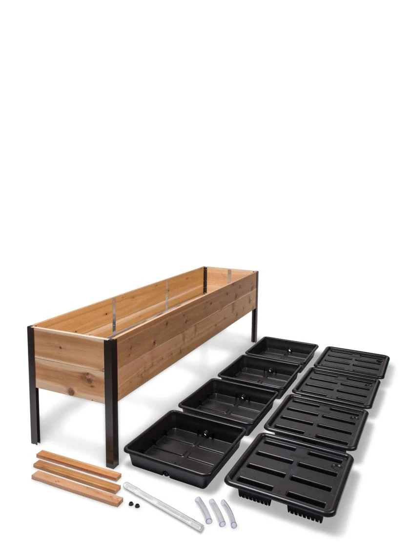 Self-Watering Elevated Planter Box, 2' X 8' - Image 7