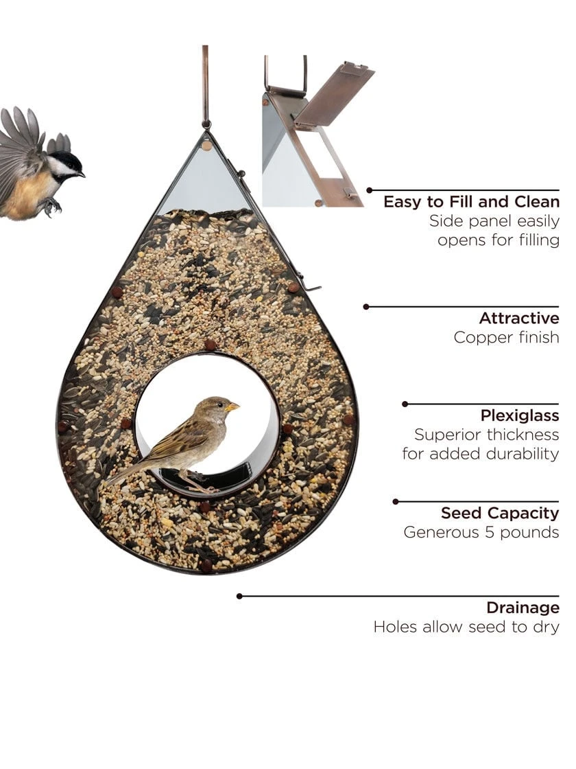 Teardrop Fly-Thru™ Bird Feeder - Image 2