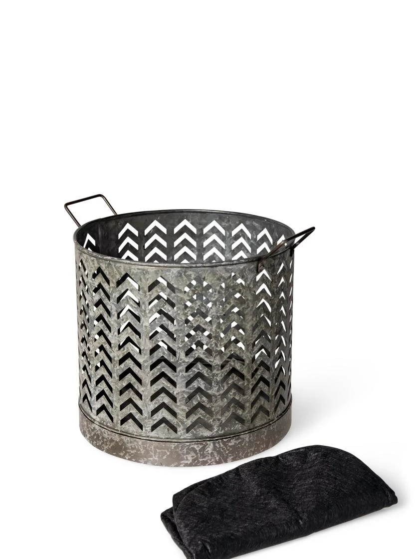 Galvanized Grow Bag Planter 12" - Image 2