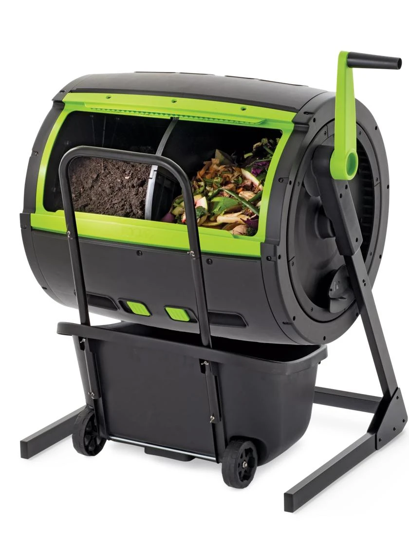 Maze Compost Tumbler And Cart Combo