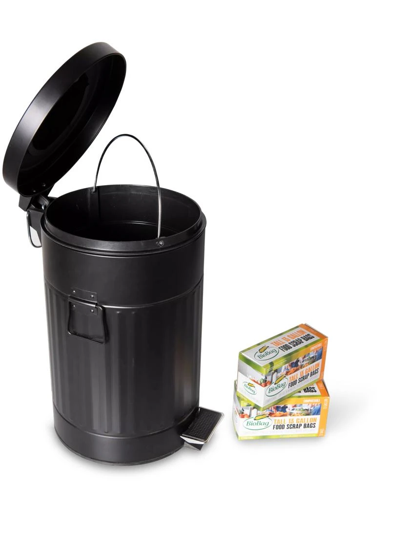 Pedal Pop Compost Can With Biobags, Set Of 2 - Image 4