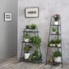 Modern Metal Plant Shelves