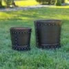 Riveted Planters, Set Of 2