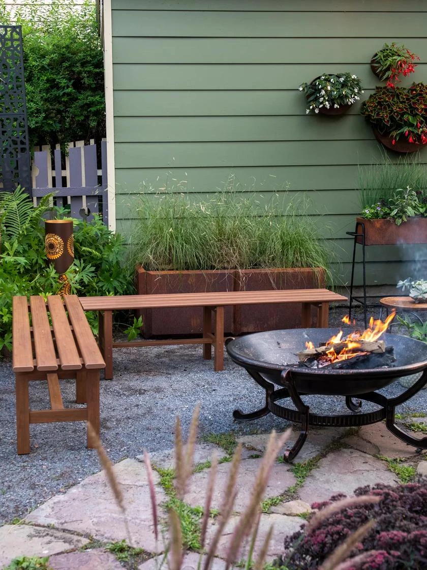 BeWood® Lifetime Aluminum Garden Bench, 5' - Image 2