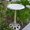 Twin Bird Floral Motif Birdbath