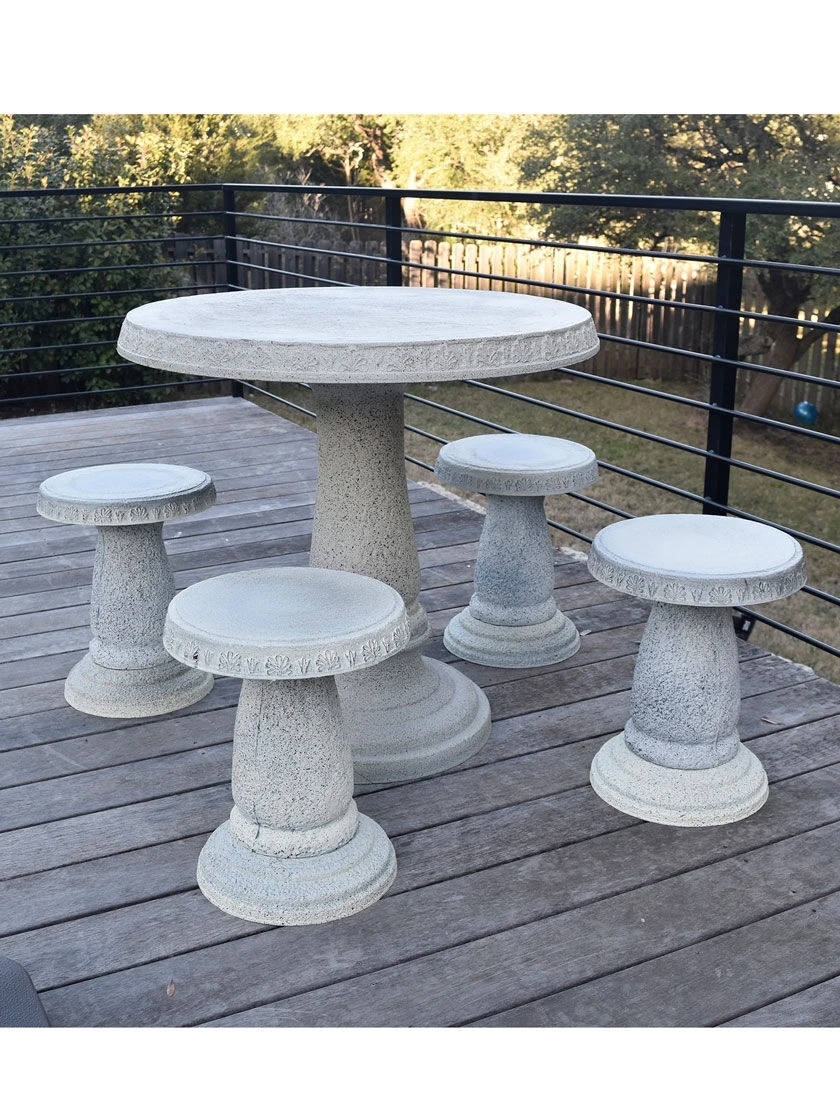 Round Patio Garden Table - Image 5