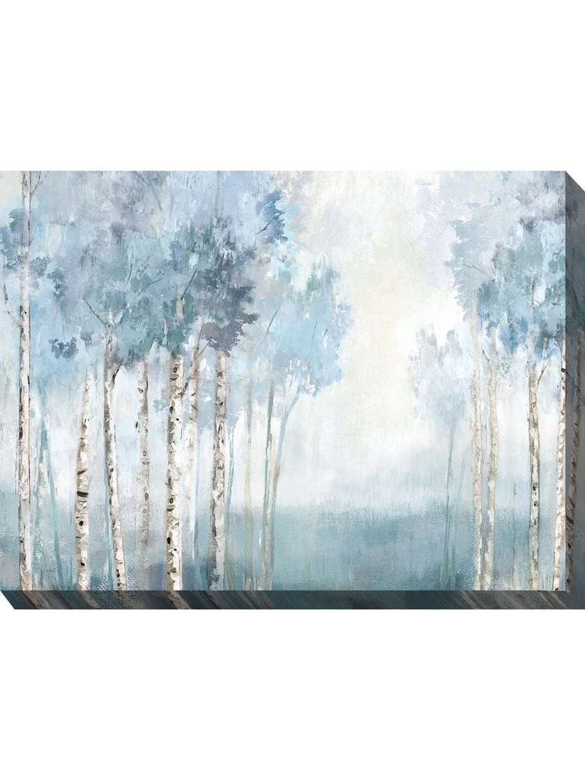 Silent Blue Outdoor Wall Art - Image 2