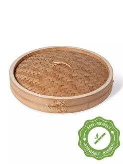Stackable Bamboo Harvest Storage Basket Lid
