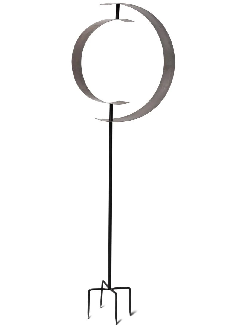 Corten Circle Garden Sculpture - Image 6