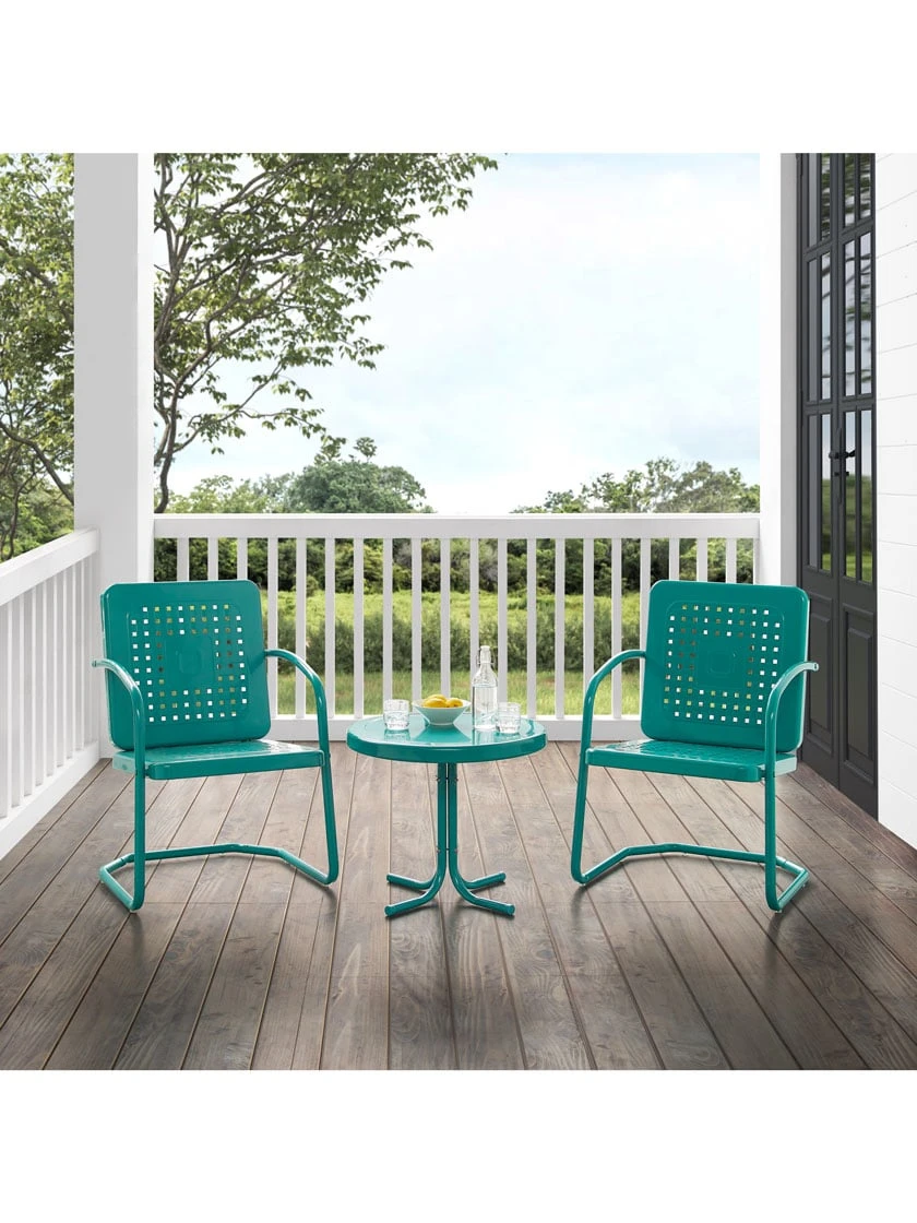 Crosley Bates 3-piece Outdoor Dining Chair Set - Image 3