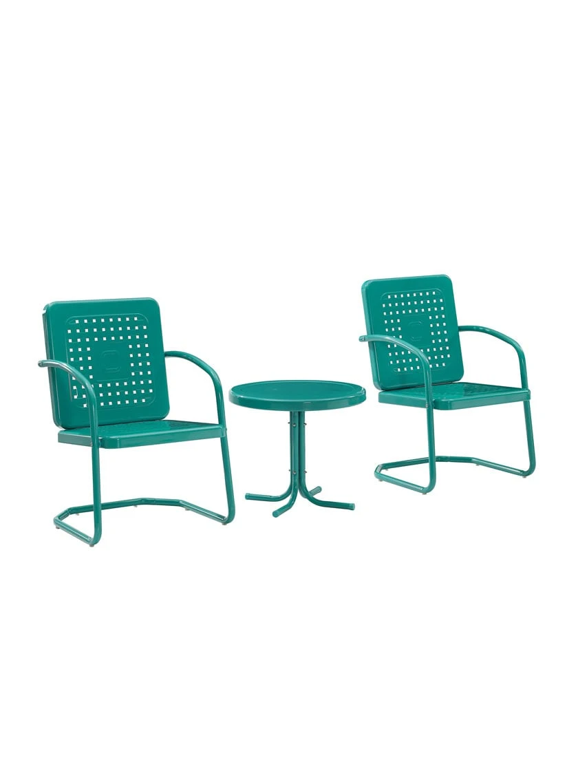 Crosley Bates 3-piece Outdoor Dining Chair Set - Image 4