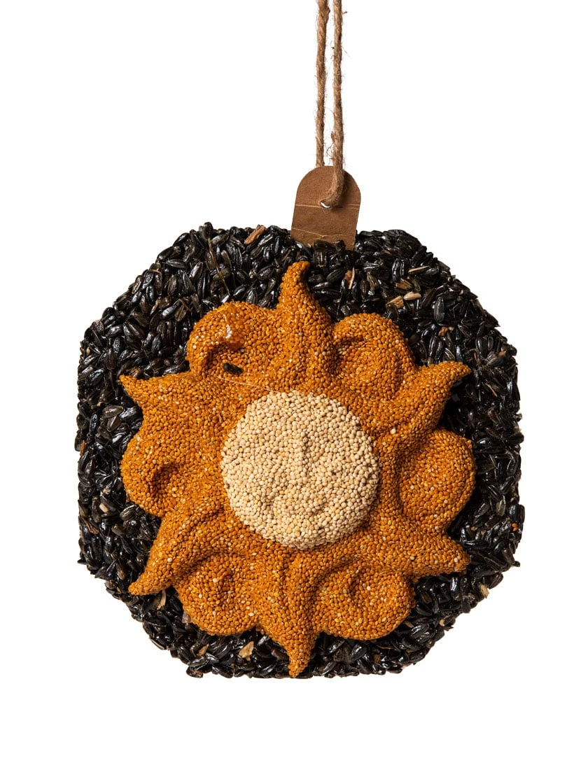 Sunface Birdseed Wreath - Image 3