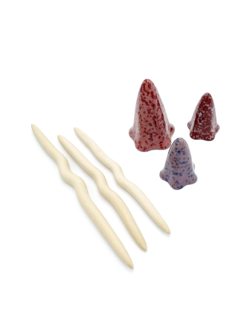 Potting Shed Tinkling Toadstool Sculptures, Set Of 3 - Image 9