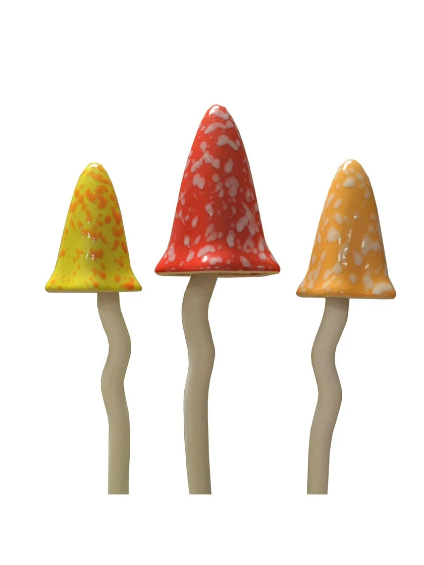 Potting Shed Tinkling Toadstool Sculptures, Set Of 3 - Image 5