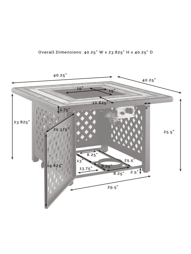Crosley Tucson Fire Table - Image 8