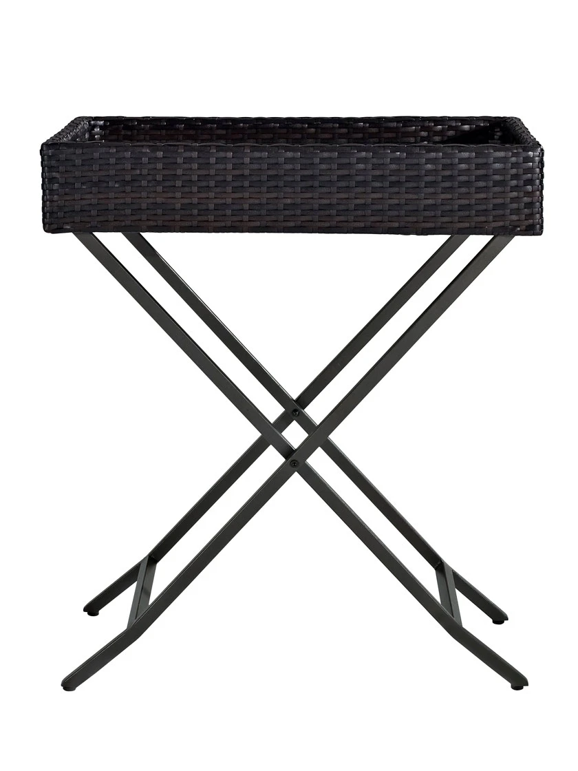 Crosley Palm Harbor Outdoor Wicker Butler Tray - Image 2