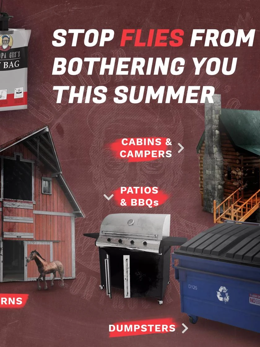 Grandpa Gus's Fly Bags, Set Of 6 - Image 4