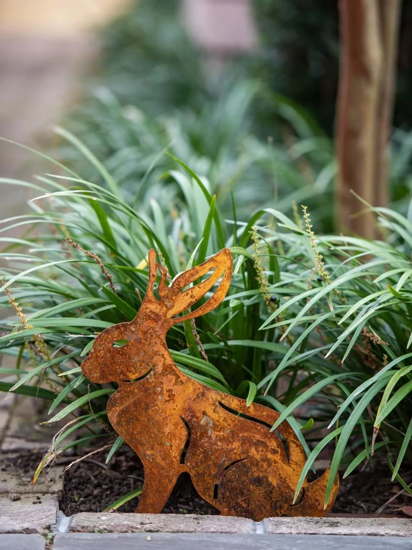 Corten Steel Animal Garden Stakes - Image 3