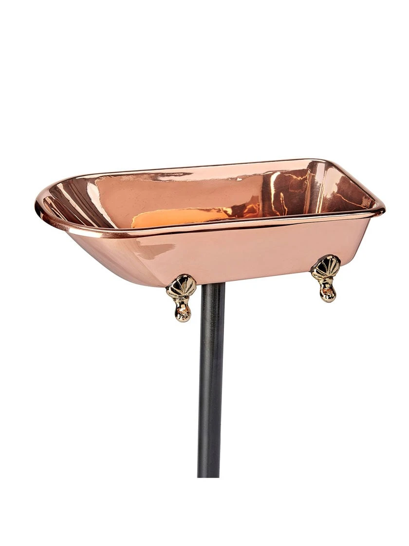 Copper Bathtub Birdbath - Image 2